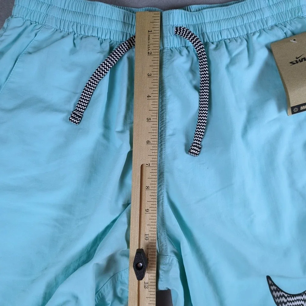 Nike Swim Trunks Mens Small Turquoise Blue 6